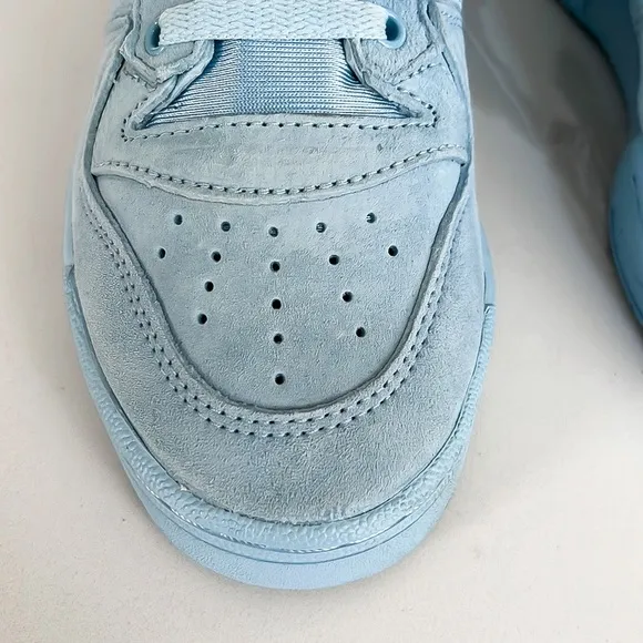 Adidas Rivalry Low Streetwear Baby Blue Suede Sneakers Mens US 6 EU 5.5