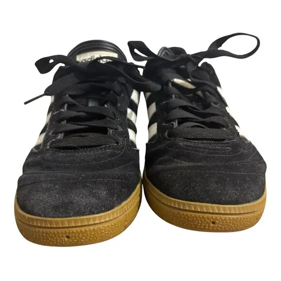 Adidas Shoes Mens Size 9.5 Busenitz Pro Skateboarding Sneaker Suede Black Gum
