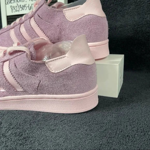 ADIDAS SUPERSTAR MINIMALIST ICONS CLEAR PINK WOMENS SHOES SIZE 9 PURPLE MENS 8 N