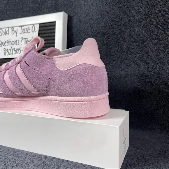 ADIDAS SUPERSTAR MINIMALIST ICONS CLEAR PINK WOMENS SHOES SIZE 9 PURPLE MENS 8 N