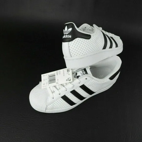 Adidas Superstar Shoes White Black Originals Leather