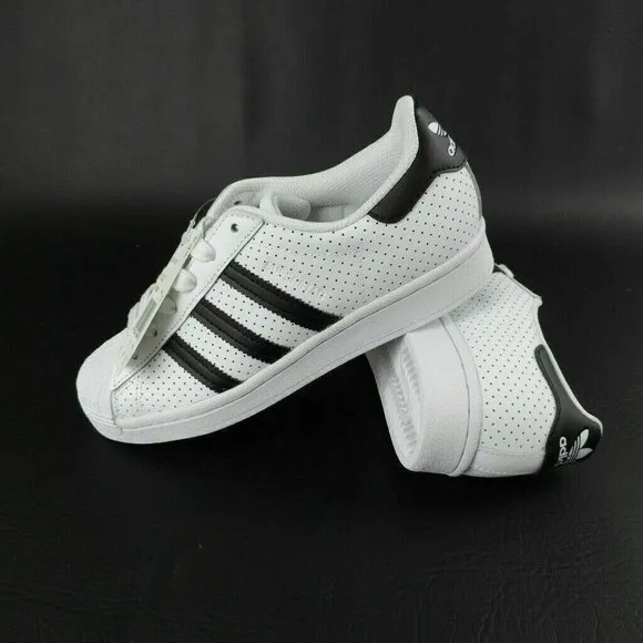 Adidas Superstar Shoes White Black Originals Leather