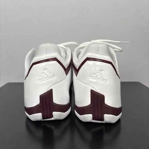 Adidas TMAC 2 Restomod White Maroon Basketball Shoes Sneaker Men Size 9.5 HQ6977