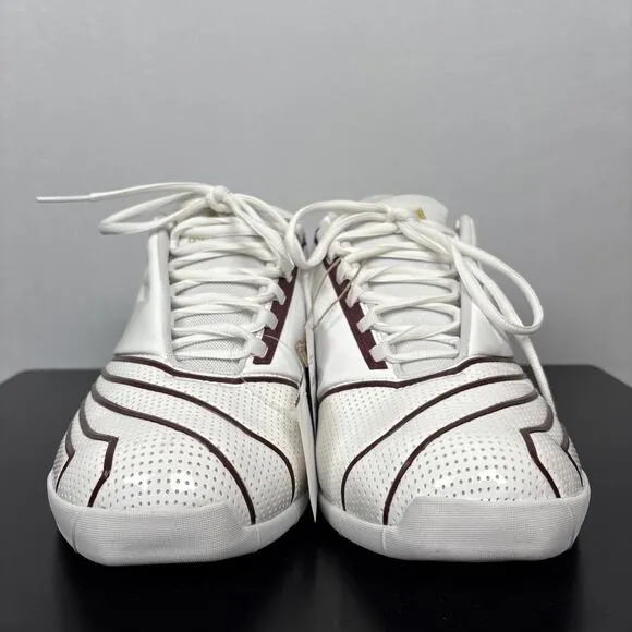 Adidas TMAC 2 Restomod White Maroon Basketball Shoes Sneaker Men Size 9.5 HQ6977