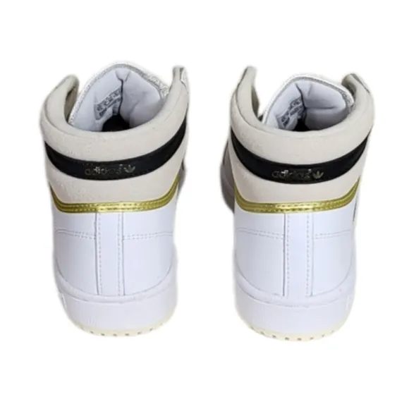 Adidas Top Ten J White/White/Black  Various sizes