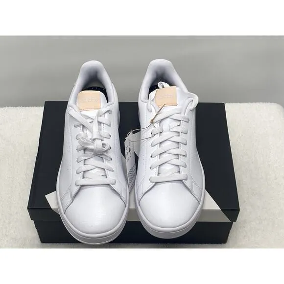 adidas Women’s Advantage Shoes Sneakers Size 9 White Green