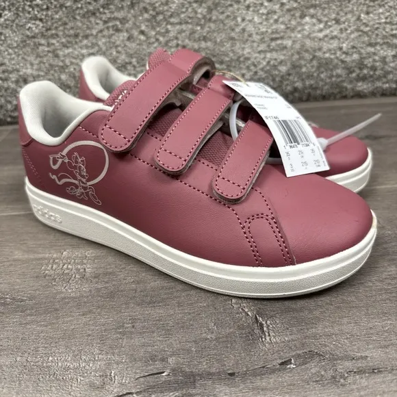 Adidas X Disney Advantage Minnie Shoes Girls Size 3 NEW