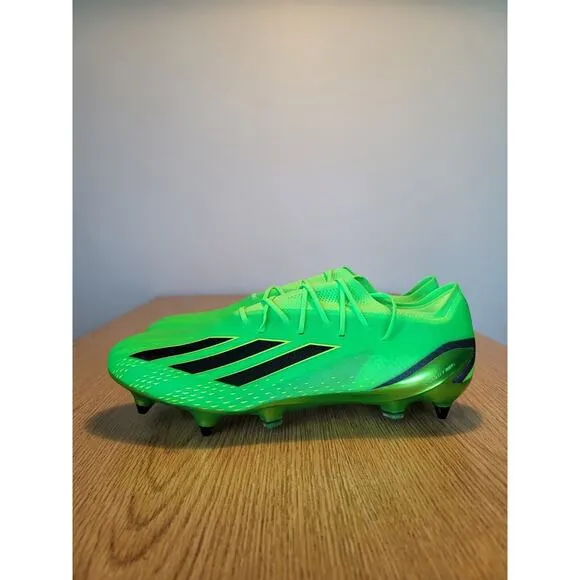 Adidas X Speedportal.1 Soft Ground Soccer Cleats Green GW8440 Men's Size 12 New