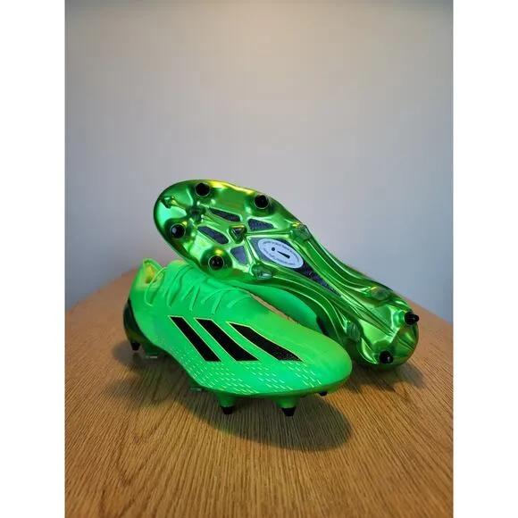 Adidas X Speedportal.1 Soft Ground Soccer Cleats Green GW8440 Men's Size 12 New