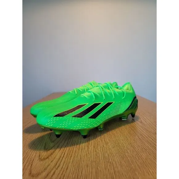 Adidas X Speedportal.1 Soft Ground Soccer Cleats Green GW8440 Men's Size 12 New