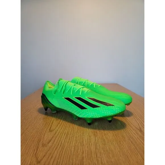 Adidas X Speedportal.1 Soft Ground Soccer Cleats Green GW8440 Men's Size 12 New