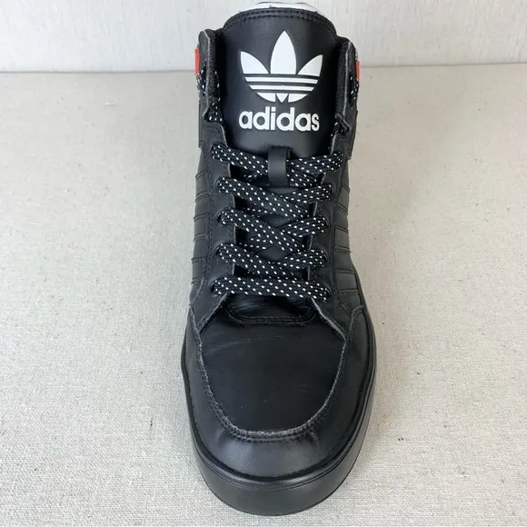 Adidas~Men’s Originals Hardcourt Hi Black Active Red, Blue Athletic Shoes~Sz‎ 8