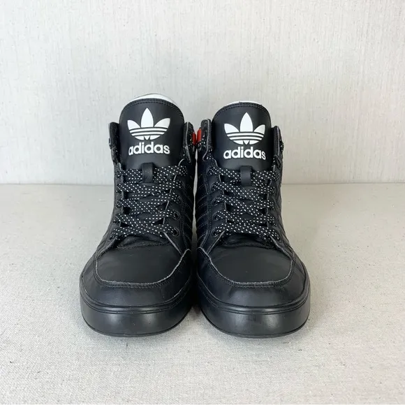 Adidas~Men’s Originals Hardcourt Hi Black Active Red, Blue Athletic Shoes~Sz‎ 8