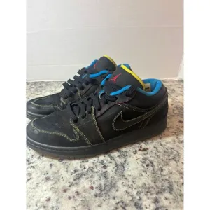 Air Jordan 1 Low Phat Olympic Black Multi Color Basketball Sneaker Athletic Rare