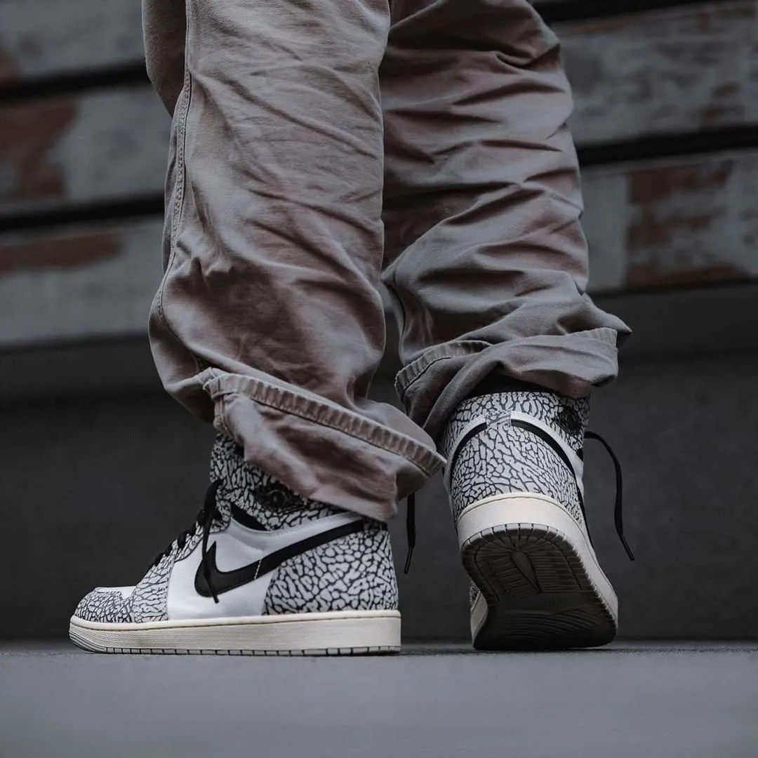 Air Jordan 1 Retro High OG White Cement