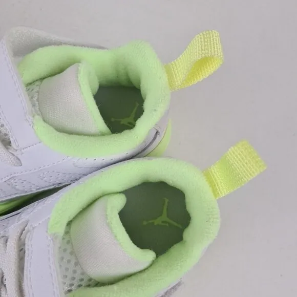 Air Jordan 9 Fusion Toddler Shoes White Leather 2009