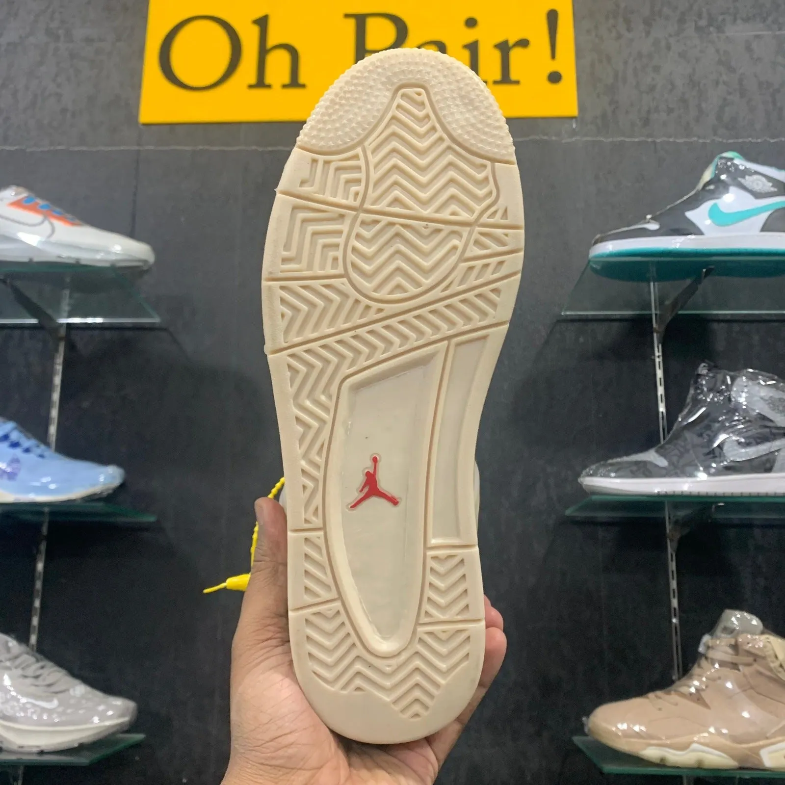 AJ 4 Mustard Red