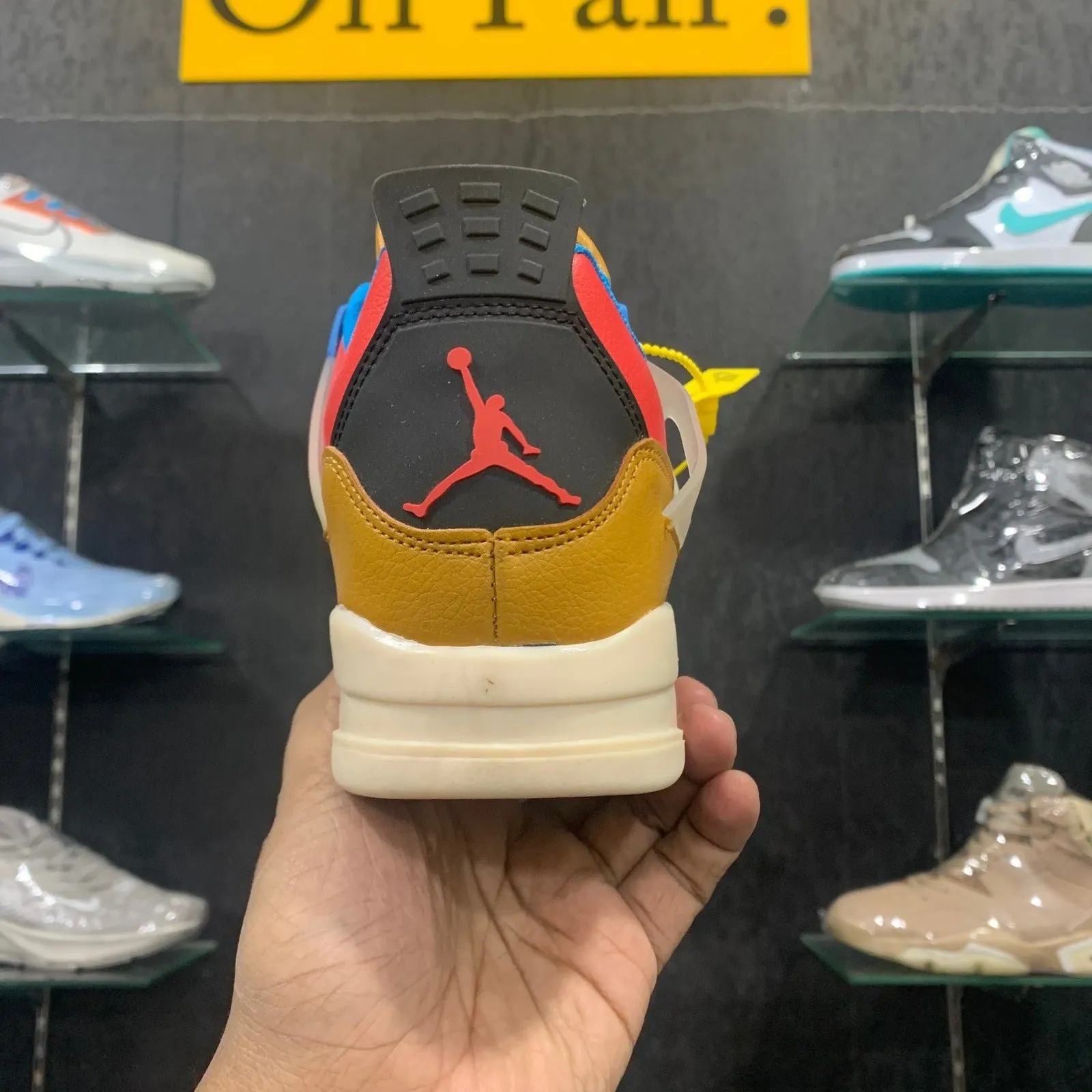 AJ 4 Mustard Red