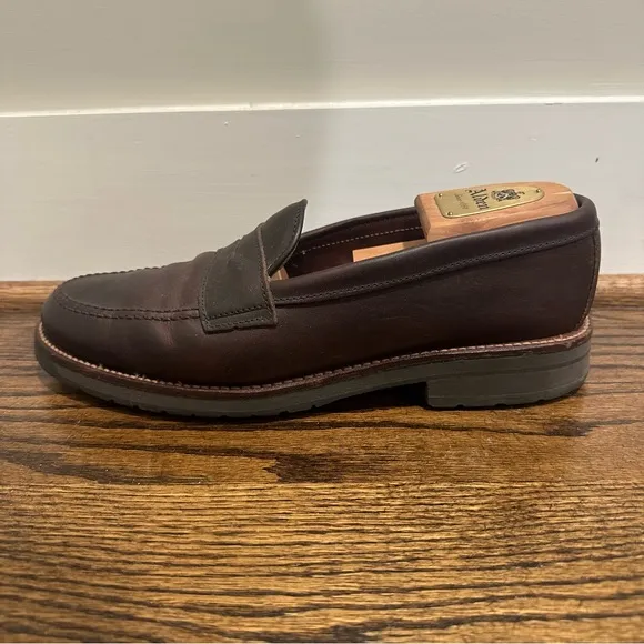 Alden Leisure Hand Seen LHS Penny Loafers Men Shoes 5730S Size 9 D Kudu Van Last