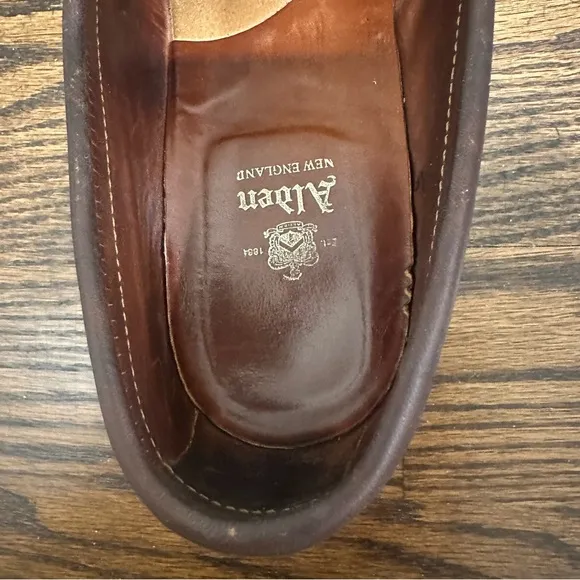 Alden Leisure Hand Seen LHS Penny Loafers Men Shoes 5730S Size 9 D Kudu Van Last