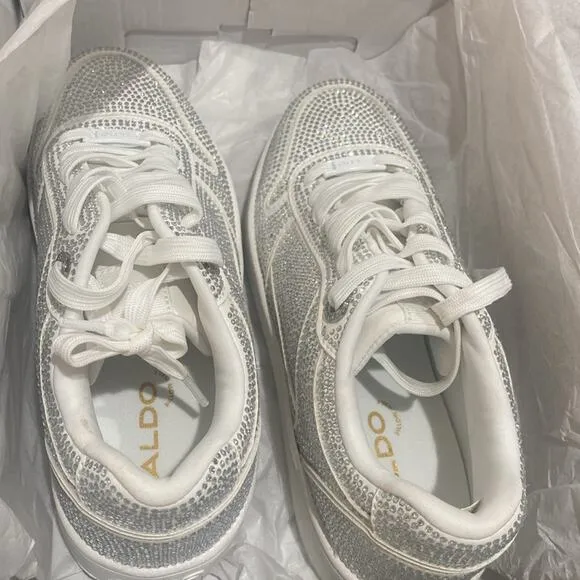 ALDO white Retroact Sneakers