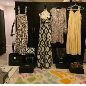 Alice   Olivia Katara twist-detail maxi dress Spring is  Here! Beautiful Dress!