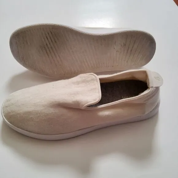 Allbirds Men's WL Wool Lounger Merino Slip On Shoes Size 10 White