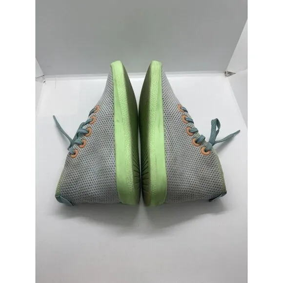 Allbirds Women's 6 Tree Toppers High Top Wool Sneakers Running Shoes Blue Green