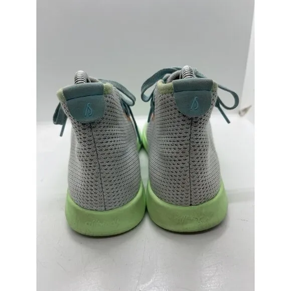 Allbirds Women's 6 Tree Toppers High Top Wool Sneakers Running Shoes Blue Green