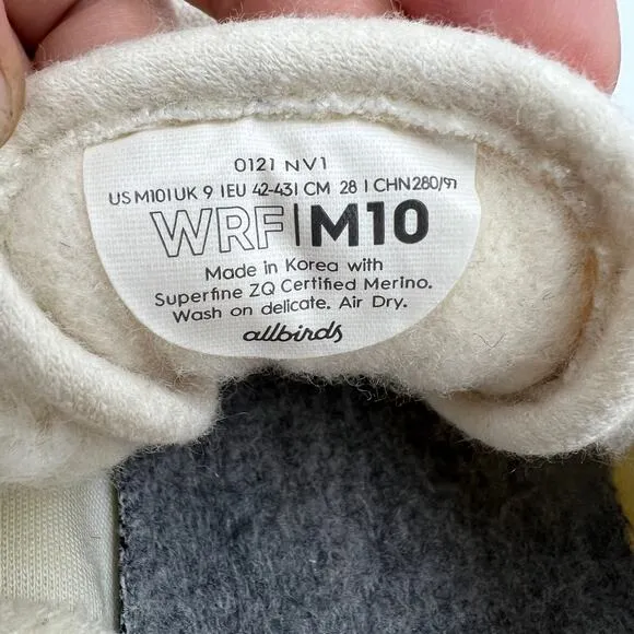 Allbirds Wool Runner Fluff Natural White Sneakers