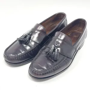 Allen Edmond Stowe Tassel Mahogany Burgundy Loafers Shoes Men’s Size 9.5 E