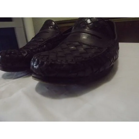 ALLEN EDMONDS &quot;ST. LUCIA&quot; Black LOAFERS‎ 9D $395 Italy Mens Dress Shoes