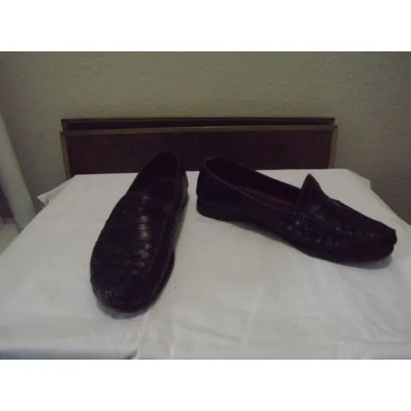 ALLEN EDMONDS &quot;ST. LUCIA&quot; Black LOAFERS‎ 9D $395 Italy Mens Dress Shoes
