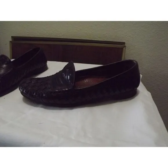 ALLEN EDMONDS &quot;ST. LUCIA&quot; Black LOAFERS‎ 9D $395 Italy Mens Dress Shoes