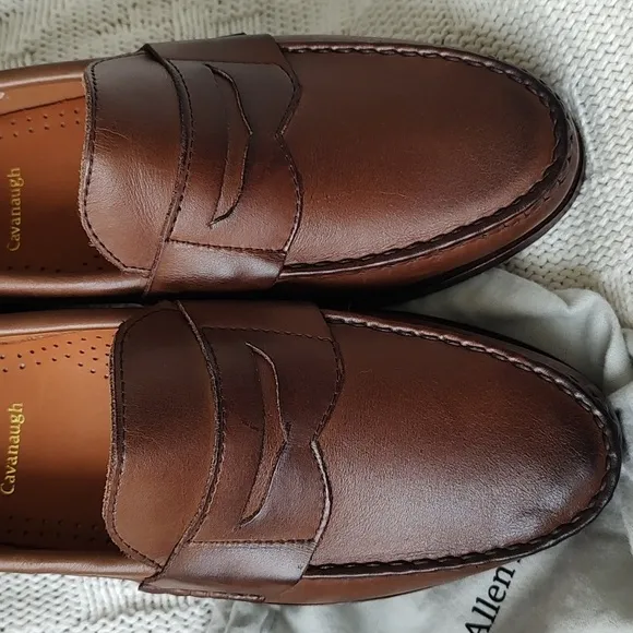 Allen Edmonds Cavanaugh Loafer Shoe - Coffee 8 E - New