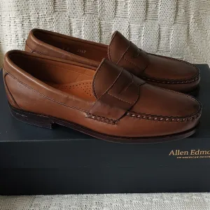 Allen Edmonds Cavanaugh Loafer Shoe - Coffee 8 E - New