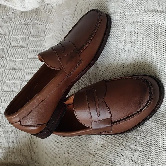 Allen Edmonds Cavanaugh Loafer Shoe - Coffee 8 E - New