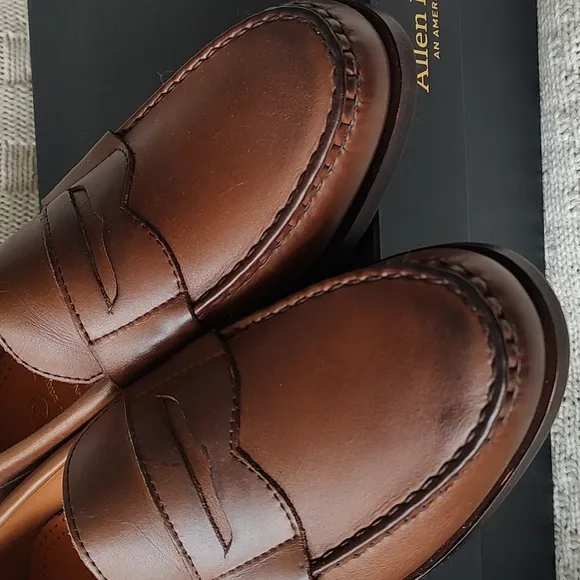 Allen Edmonds Cavanaugh Loafer Shoe - Coffee 8 E - New