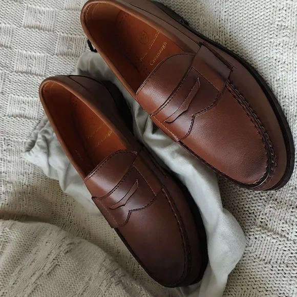 Allen Edmonds Cavanaugh Loafer Shoe - Coffee 8 E - New