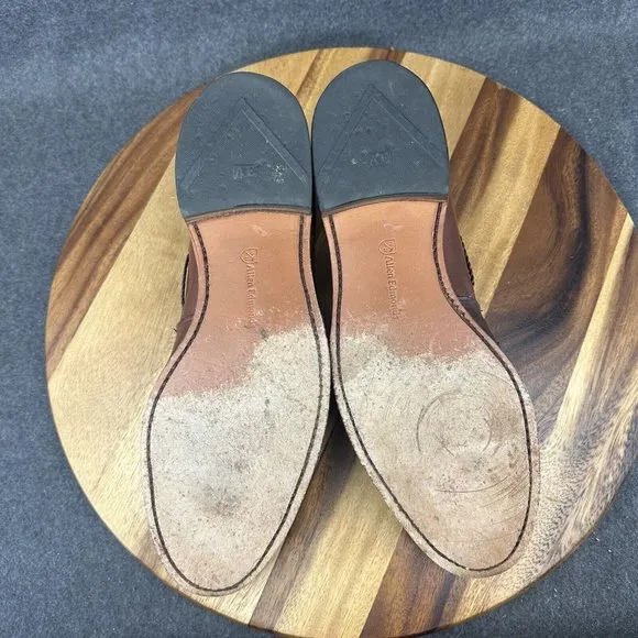 Allen Edmonds Cody Tassel Loafers Brown Leather Men's Shoes USA Size 11D