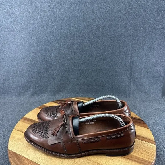 Allen Edmonds Cody Tassel Loafers Brown Leather Men's Shoes USA Size 11D