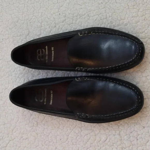 Allen Edmonds Interstate 90 Black Driving Moccasins/Loafers 11D