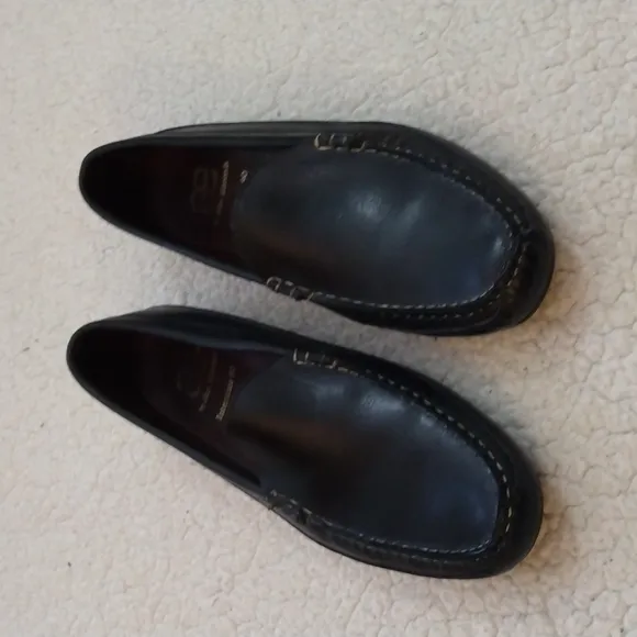 Allen Edmonds Interstate 90 Black Driving Moccasins/Loafers 11D