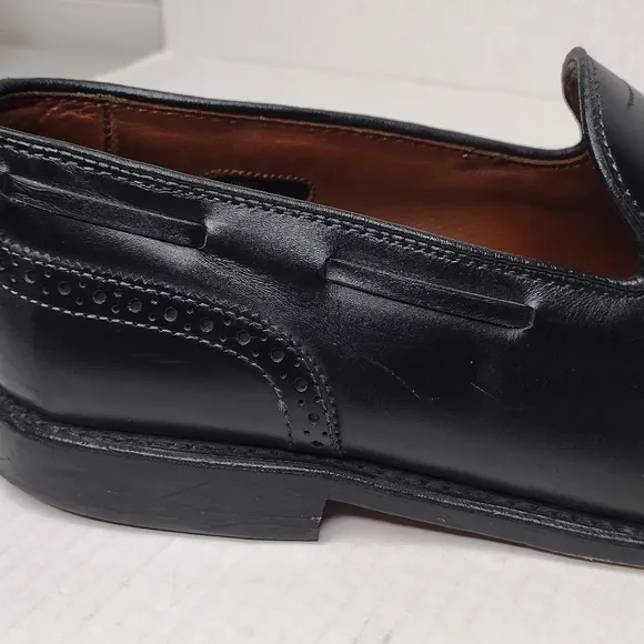 Allen Edmonds Jermyn Men's Leather Slip On Tassel Cap Toe Loafers Shoes Size10.5
