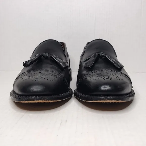 Allen Edmonds Jermyn Men's Leather Slip On Tassel Cap Toe Loafers Shoes Size10.5
