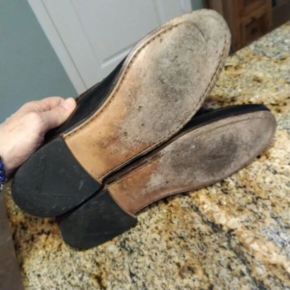 Allen Edmonds Men’s Woodstock Shoes Black Brown Tassels Leather Loafers Sz 11 C