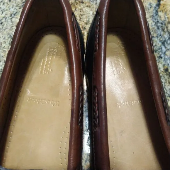 Allen Edmonds Men’s Woodstock Shoes Black Brown Tassels Leather Loafers Sz 11 C