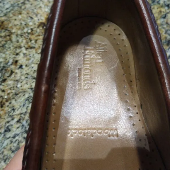 Allen Edmonds Men’s Woodstock Shoes Black Brown Tassels Leather Loafers Sz 11 C