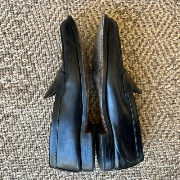 Allen Edmonds Patriot Mens Size 11.5 Black Slip‎ on Penny Loafers Shoes Leather