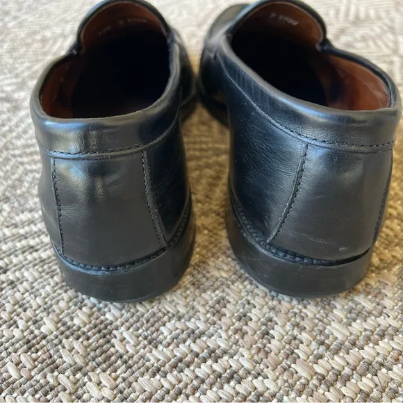 Allen Edmonds Patriot Mens Size 11.5 Black Slip‎ on Penny Loafers Shoes Leather